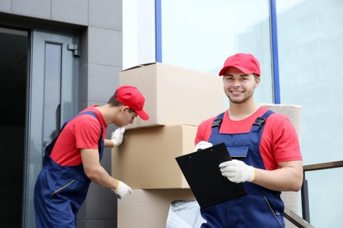 Local man and van moving items in Anerley near residential flats