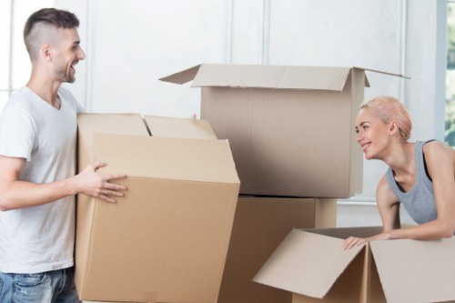 Business stock and supplies arranged in Anerley storage