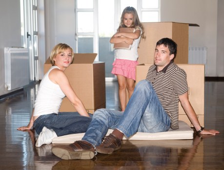 Packed household items and furniture ready for secure storage in Anerley